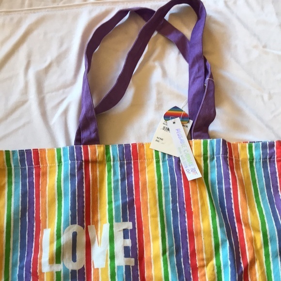 Reuseable Canvas Tote-  NWT - Picture 2 of 6